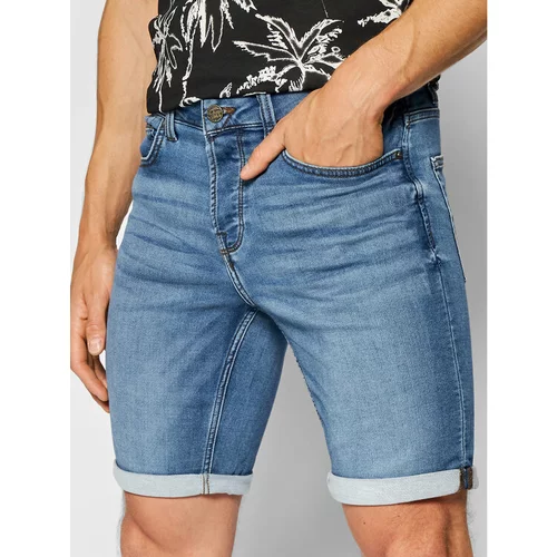 Only & Sons Jeans kratke hlače Ply 22018584 Mornarsko modra Regular Fit
