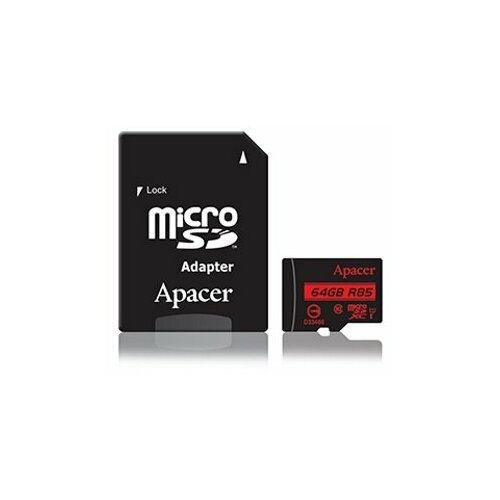 Apacer MicroSD (AP64GMCSX10U5-R) 64GB class 10+adapter memorijska kartica Cene