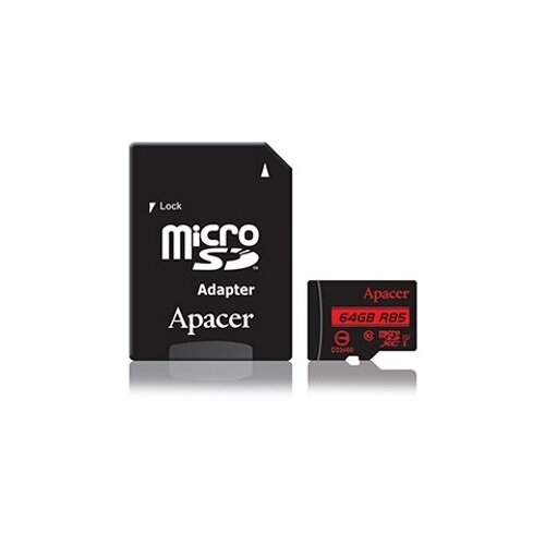 Apacer Pomnilniška kartica microSD XC 64GB UHS-I U1 R85 Class 10 + adapter AP64GMCSX10U5-R Cene