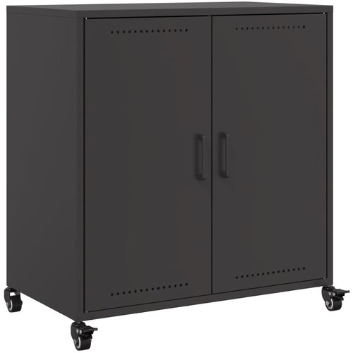 Maison Chic Komoda - Predalnik črna 68,5x39x72 cm jeklo, (21715998) Slike