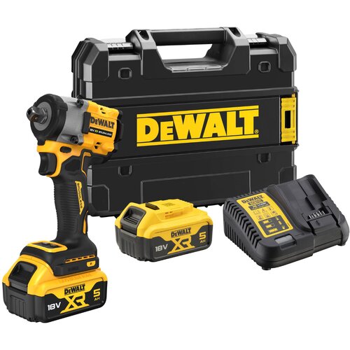 Dewalt DCF922P2T-QW Akumulatorski udarni odvijac 1/2" s 1 x 5,0 Ah baterijom, i punjacem TSTAK koferom Cijene