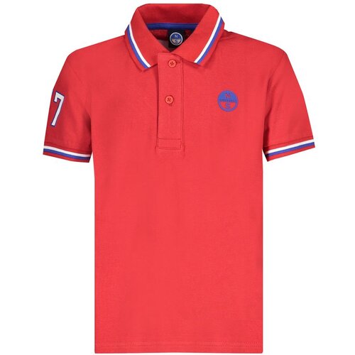 North Sails Dječja Polo Majica Kratkih Rukava Crvena Cijene