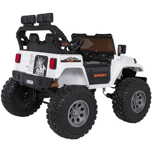  Auto na akumulator Extreme Sport 4&amp;times;4 s podesivom dužinom vozila &amp;ndash; dvosjed &amp;ndash; bijeli Slike