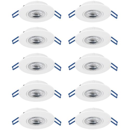 Eglo 300187 - set 10x led ugradno svetlo gedrez LED/4,9W/230V &oslash; 9 cm belo Cene
