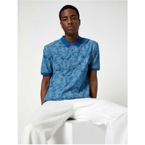 Koton Polo T-shirt - Blue - Slim fit Slike