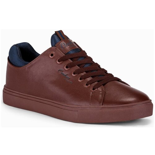 Ombre Nizke superge Mo&amp;scaron;ki čevlji (T333BROWN) pisana Slike