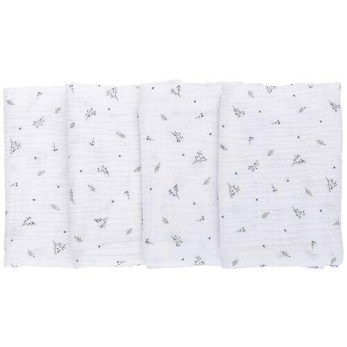Bubaba by FreeON tetra krpice muslin 4/1, 40 x 40 cm white Cene