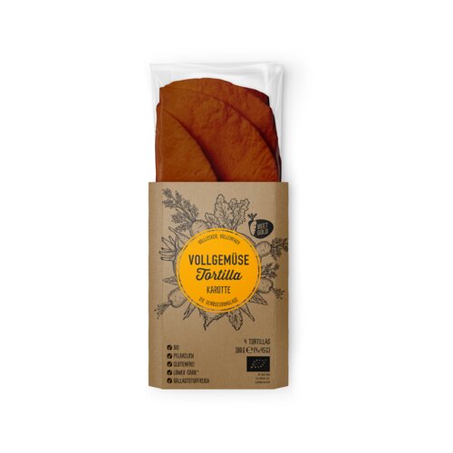 Beetgold Bio tortilja Whole Vegetable - korenček Cene