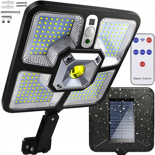  Solarna cesta 220 SMD+15 COB LED svjetiljka sa PIR senzorom crna + daljinski Cijene