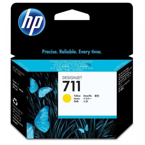 HP No.711 yellow designjet ink cartridge CZ132A ketridž Slike