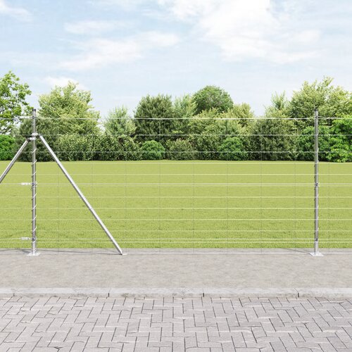 VidaXL Poljska ograja 1.2x50 m Pocinkano jeklo Slike