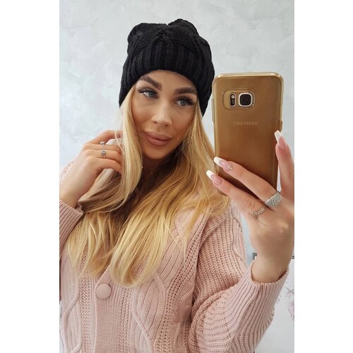 Kesi Cap with fleece Sylwia K244 black Cijene