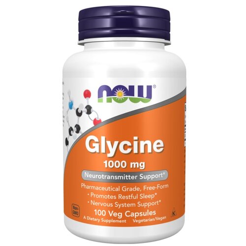 Now Foods Glicin NOW, 1000 mg (100 kapsul) Slike