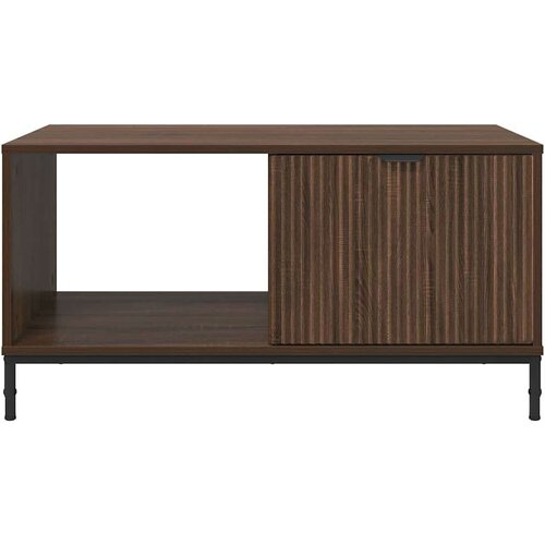 VidaXL Stolić za kavu Smeđi hrast 90 x 49 x 46 cm Konstruirano drvo Slike