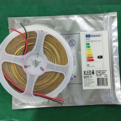 Xled COB-320-24V Led traka, 6000K, 10W-1100lm/m,5 m kotur Slike