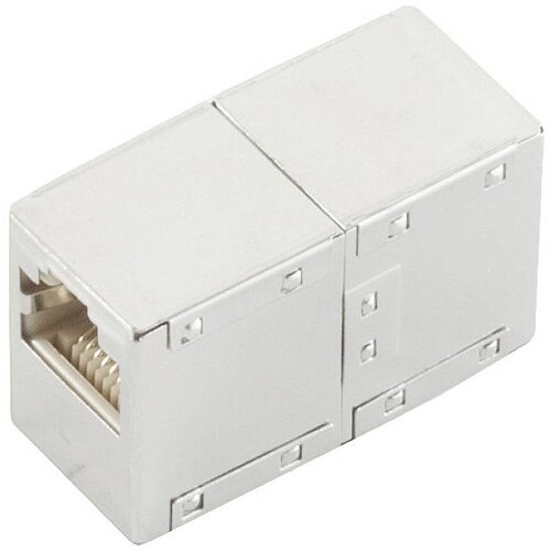 Shiverpeaks basic-s modularni priključek in-line adapterja - spojka RJ45 - spojka RJ45\, 8/8 - 8/8\, dodeljena 1:1\, neoklopljena\, kovinska isdn adapter [1x RJ45 vtičnica 8p8c -, (20411168) Slike