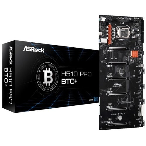 AsRock H510 Pro BTC+ DDR4 32GB LGA1200 (90-MXBGL0-A0UAYZ) mining ATX osnovna plo&scaron;ča Cene