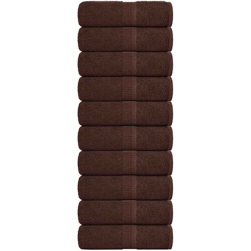 vidaXL Brisače za goste FROGN 10 kosov rjave 30x50 cm 360 g/m&sup2;, (5000307705) Cene