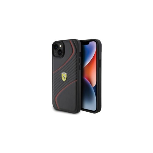  ORIGINALNA FERRARI TVRDA FUTROLA TWIST METAL LOGO FEHCP15MPTWK ZA IPHONE 15 PLUS CRNA Cijene