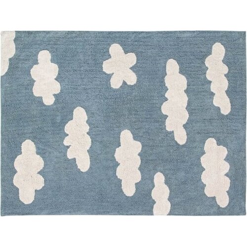Lorena Canals Plavi periv/ručno rađen pamučan dječji tepih 120x160 cm Clouds Vintage Blue &amp;ndash; Slike