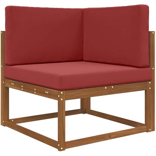  Jastuk za vanjsku sofU 3 pcs boja crnog vina Poliester - boja crnog vina 80 x 80 cm 1x sjedalo +1x naslon +1x bočna strana (3D b Slike