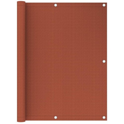 vidaXL Balkonsko platno terakota 120x400 cm HDPE, (20743032) Cene