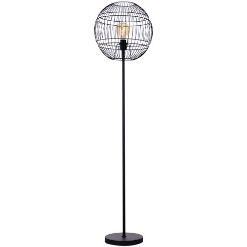 Honsel Moderne vloerlamp zwart E27 - Sphaera Cene
