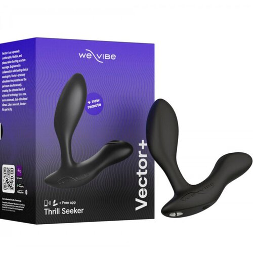 We Vibe - VECTOR+ VIBRATING PROSTATE MASSAGER BLACK Cijene
