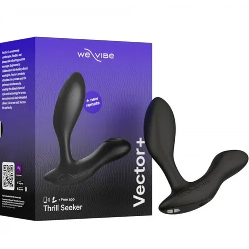 We Vibe - VECTOR+ VIBRATING PROSTATE MASSAGER BLACK