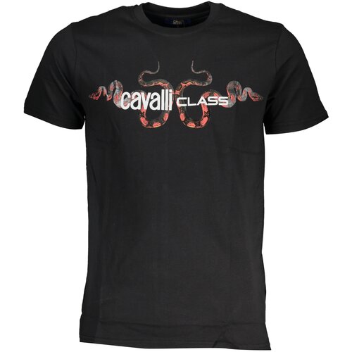 Cavalli Class MEN&#39;S SHORT SLEEVE T-SHIRT BLACK Cene