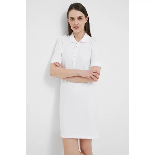 Polo Ralph Lauren Haljina boja: bijela, mini, ravna