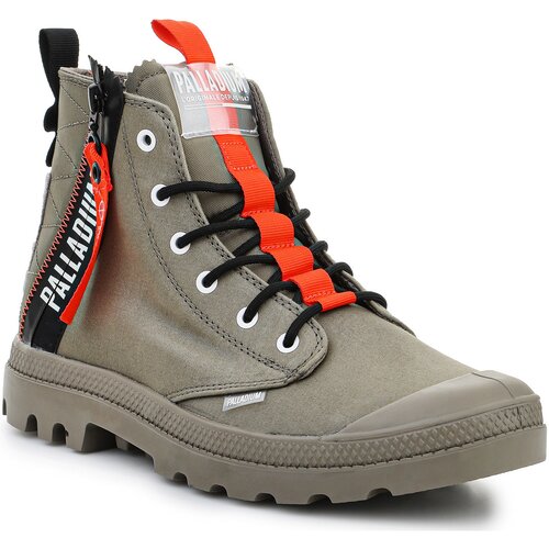 Palladium Visoke superge Pampa HI TTE DUSKY GREEN 77357-308-M Zelena Slike