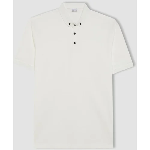 Defacto Slim Fit Basic Short Sleeve Polo T-Shirt