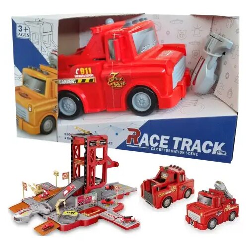 Magic Toys Race Truck garaža koja se može preoblikovati Slike