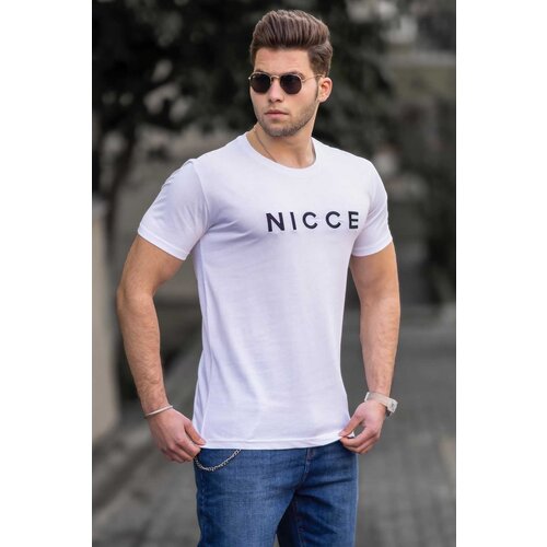 Madmext Men&amp;#039;s White T-Shirt 4963 Slike