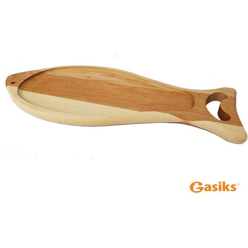 Gasiks drvena daska oblik riba -bukva 47cm GSKS-851 Cene