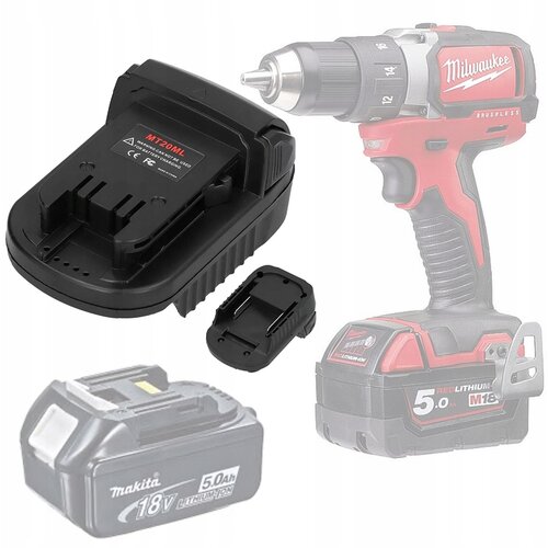 Rosfix ADAPTER / PRETVORNIK ZA BATERIJE MAKITA 18V V MILWAUKEE 18V (MT20ML), (22113311) Cene