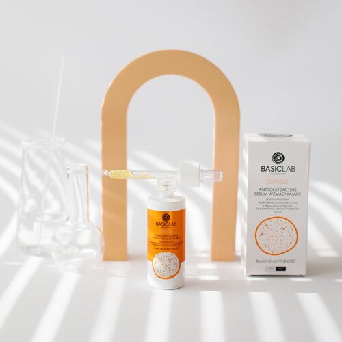 BasicLab Cosmetology Esteticus antioksidantni serum povečujoč prožnost kože 30 ml Slike