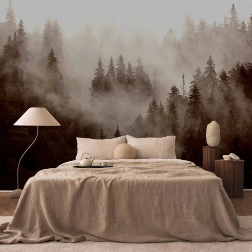  Foto tapeta - Mountain Forest (Sepia) 147x105 Samoljepljiva Cene