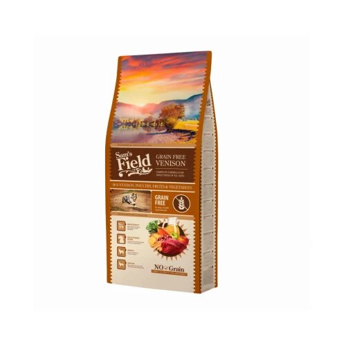 Sam&amp;#039;s Field dog adult all size grain free divljač - 13 kg Slike