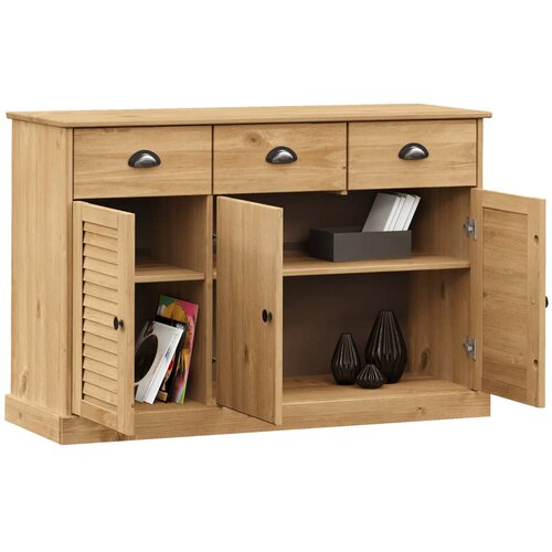  Komoda s ladicama VIGO 113 x 40 x 75 cm od masivne borovine Slike