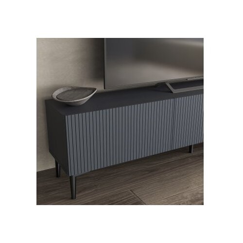 Hanah home TV komoda Oscar, 180x45x31,4 cm, Antracit Slike