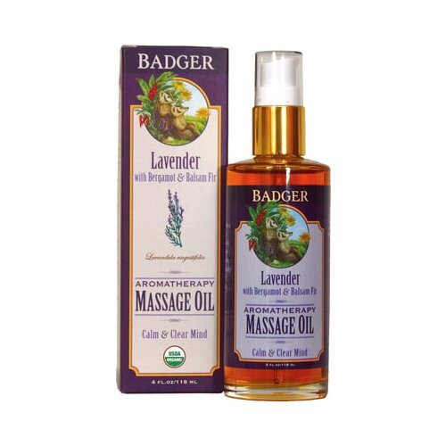 Badger Balm Masažno olje za aromaterapijo s sivko Slike