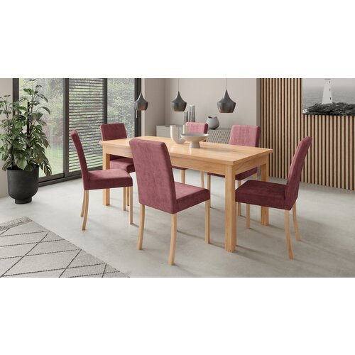 ADRK Blagovaonski set RODOS 81 s pro�irivim stolom i 6 stolica - ZLATNO SME�A Cijene