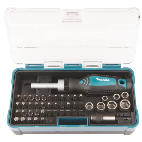 Makita B-36170 Ratchet + Bit Set 47pcs Slike