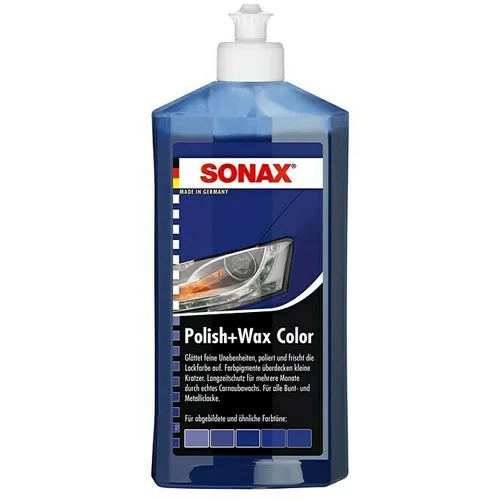 Sonax sredstvo za poliranje automobila s voskom (500 ml, Plave boje)