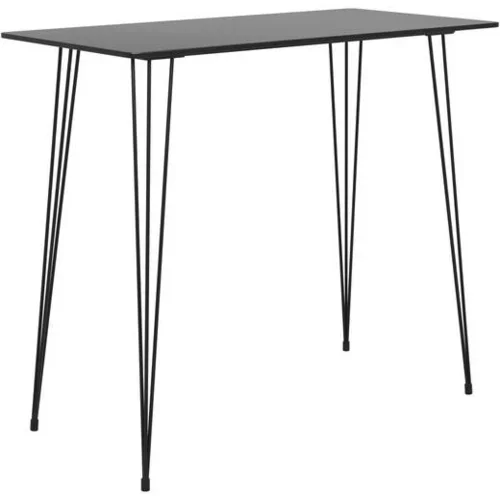  Barska miza črna 120x60x105 cm