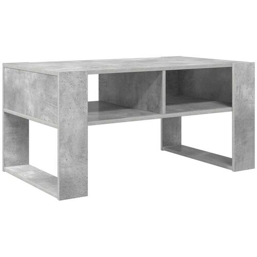  Stolić za kavu Betonski sivi 92 x 53 x 45 cm Konstruirano drvo Slike