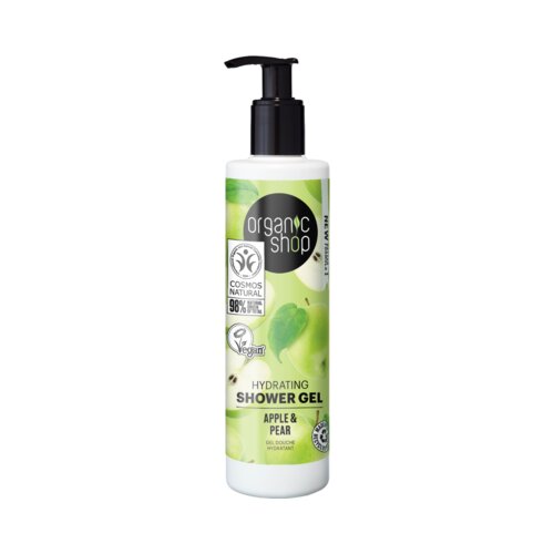 Organic Shop hydrating shower gel apple & pear Cene