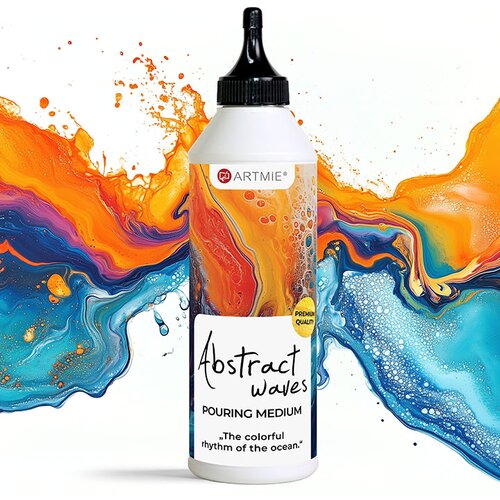 Artmie Profesionalni pouring medium Abstract waves | Various Volumes Slike